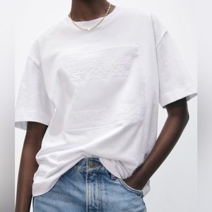 Zara loose fitted t- shirt size M - brand new and unworn!